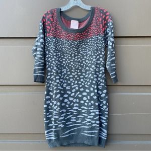 Romeo & Juliet Couture Cheetah Sweater Dress M